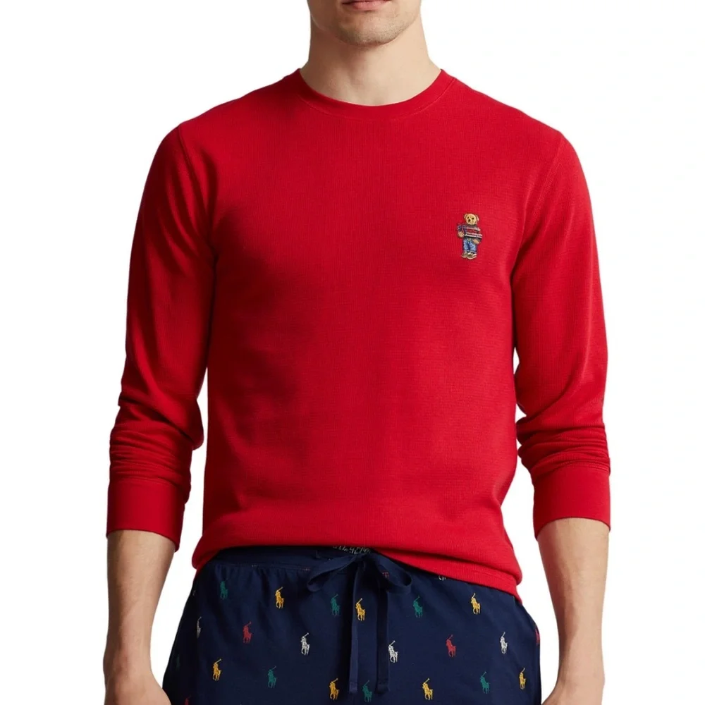 Polo Ralph Lauren Red Henley